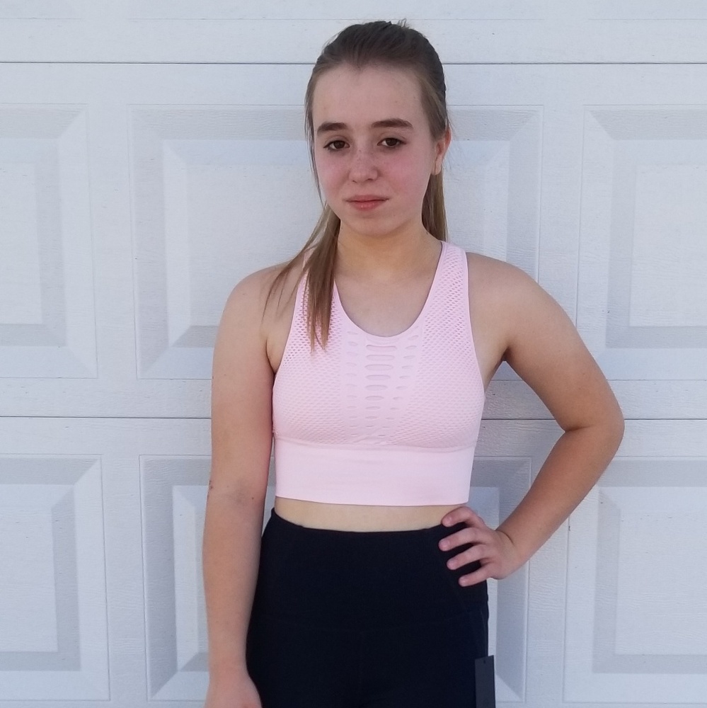 Laser Cut Seamless Sports Bra